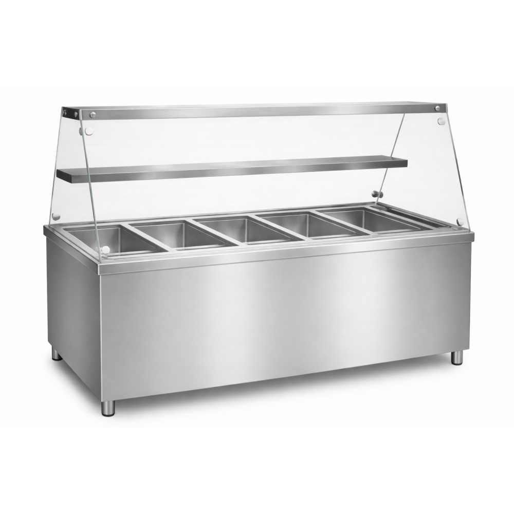 5XGN1/1 KAPACITÁSÚ MELEGENTARTÓ, EGYENES ÜVEGES FELÉPÍTMÉNNYEL