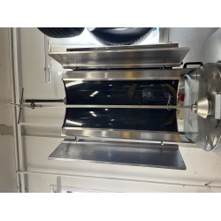 Gázüzemű ROBAX üveges gyros sütő