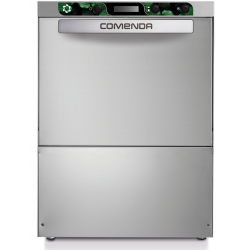 Comenda 50x50-es tányér és pohár mosogató gép, ürítőszivattyúval, öblítő és mosogatószer adagolóval