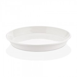 Smooth vegan prezentációstál 25 cm, fehér