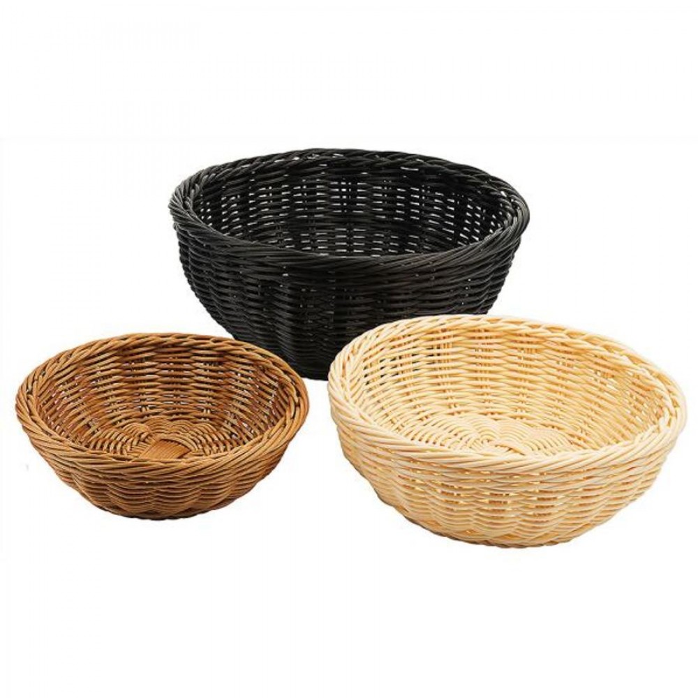 Kenyérkosár - 4783-as széria - 20 cm fekete - MOSHATÓ