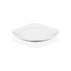 Cortina szögletestányér, törhetetlen polikarbonátból, 26 x 26 cm