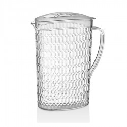 Cortina, törhetetlen polikarbonátból készült gyémánt mintás kancsó fedővel, 2,2 L