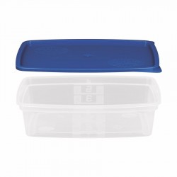Többször használható ételhordó 0,5 liter mikrózható/fagyasztható, színes fedővel
