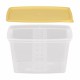 Többször használható ételhordó 1,2 liter mikrózható/fagyasztható, színes fedővel