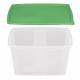 Többször használható ételhordó 3,5 liter mikrózható/fagyasztható, színes fedővel