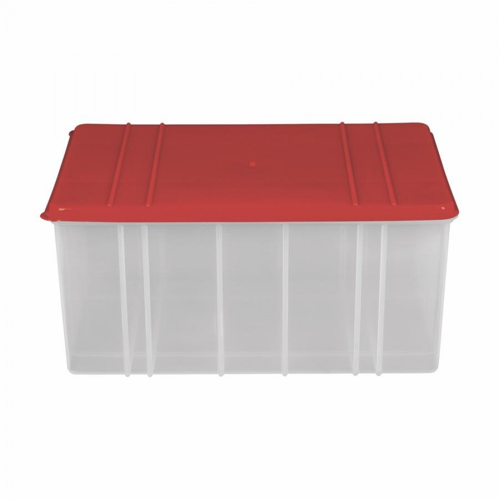 Többször használható tárolódoboz 6 liter mikrózható/fagyasztható, színes fedővel