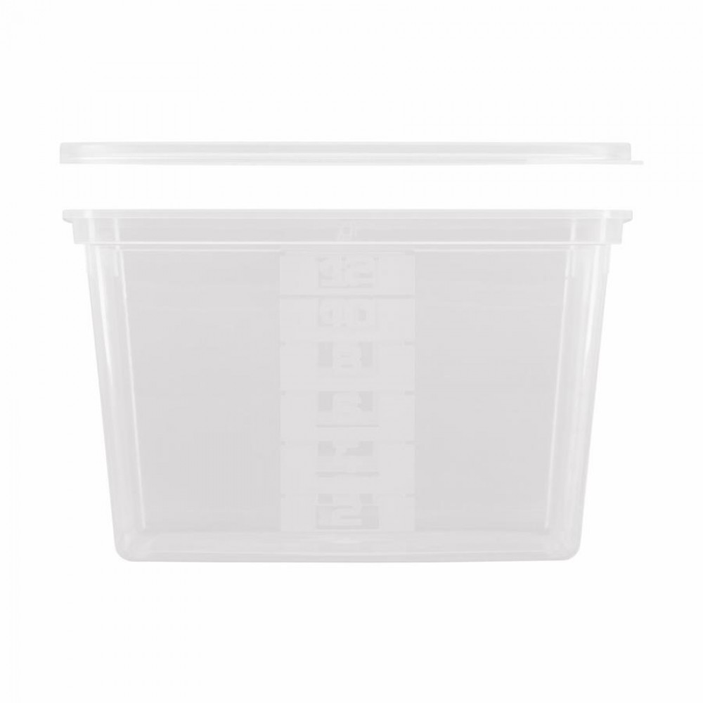 Többször használható ételhordó 1,2 liter mikrózható/fagyasztható, áttetsző fedővel