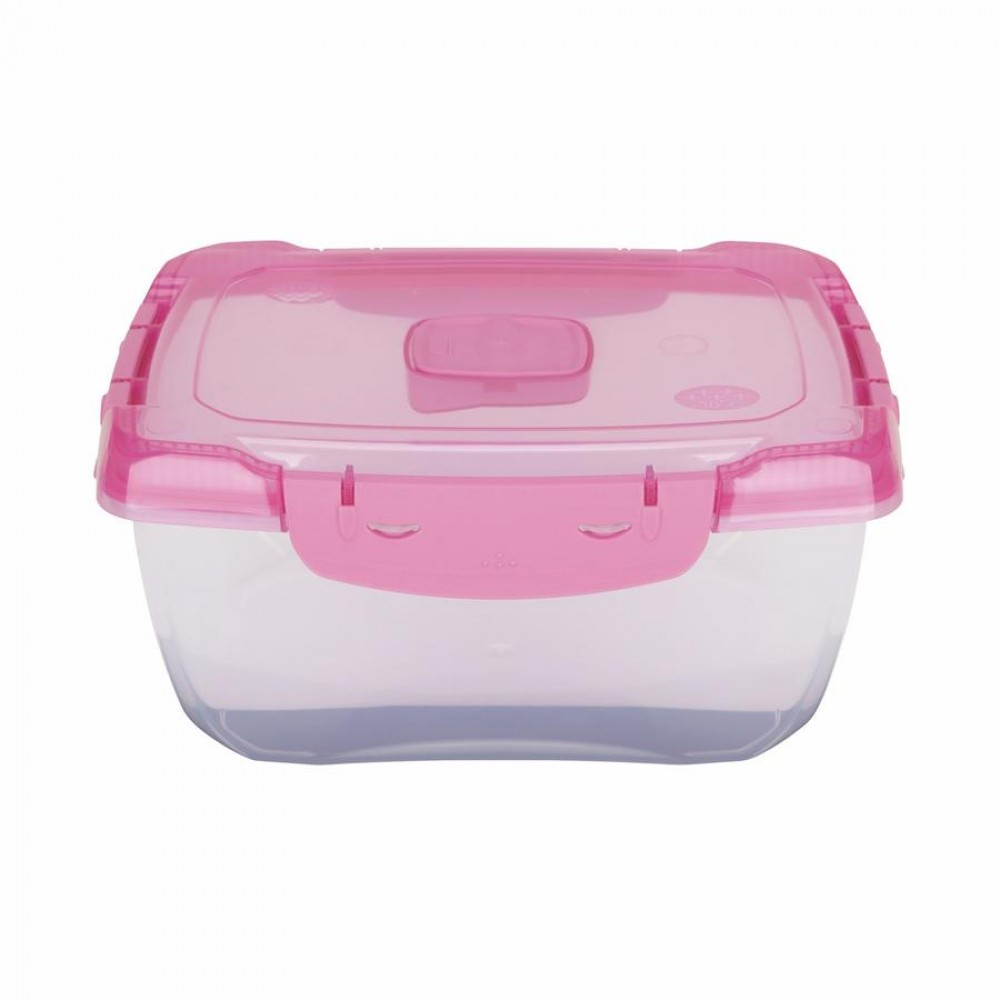 Ételhordó 1,4 literes csatos/szelepes (mikró-fagyasztós edény)