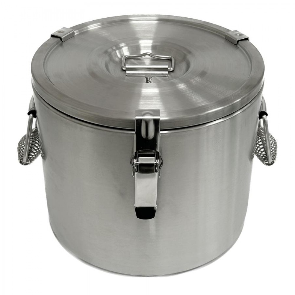 ATA-BEL ételszállító badella rozsdamentes duplafalú 10 L