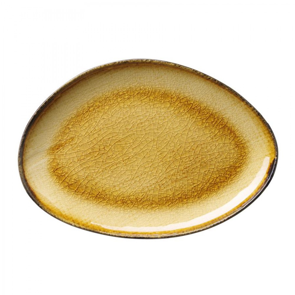 Topaz organikus tányér 27 x 19 cm