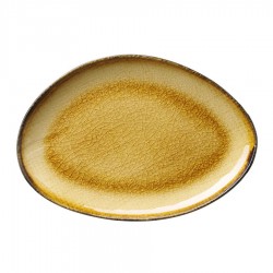 Topaz organikus tányér 27 x 19 cm