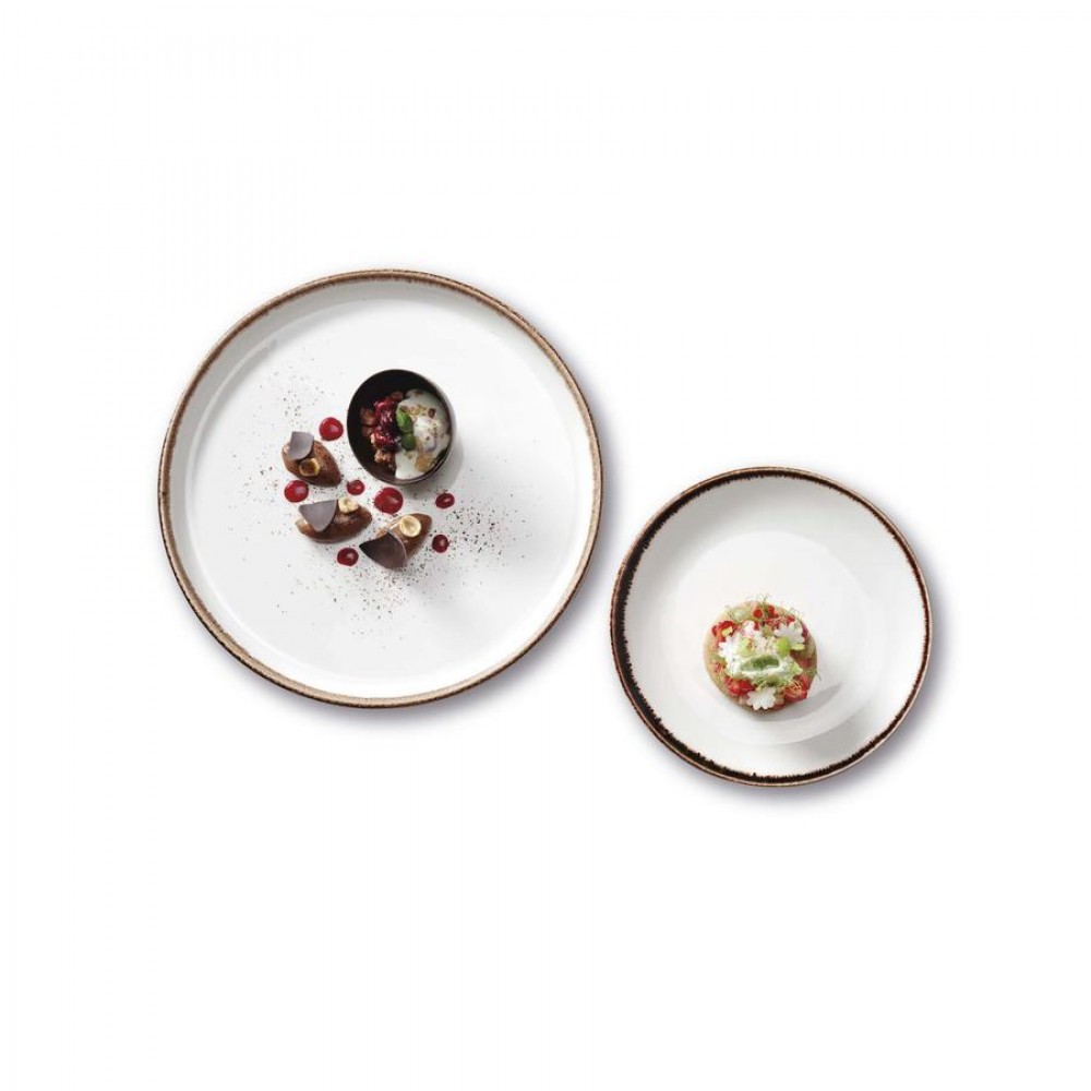 Vanilla szögletes tányér 21,5 x 18 cm