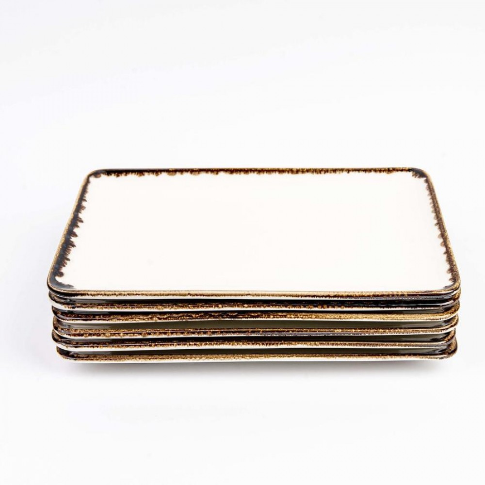 Vanilla szögletes tányér 30 x 20 cm