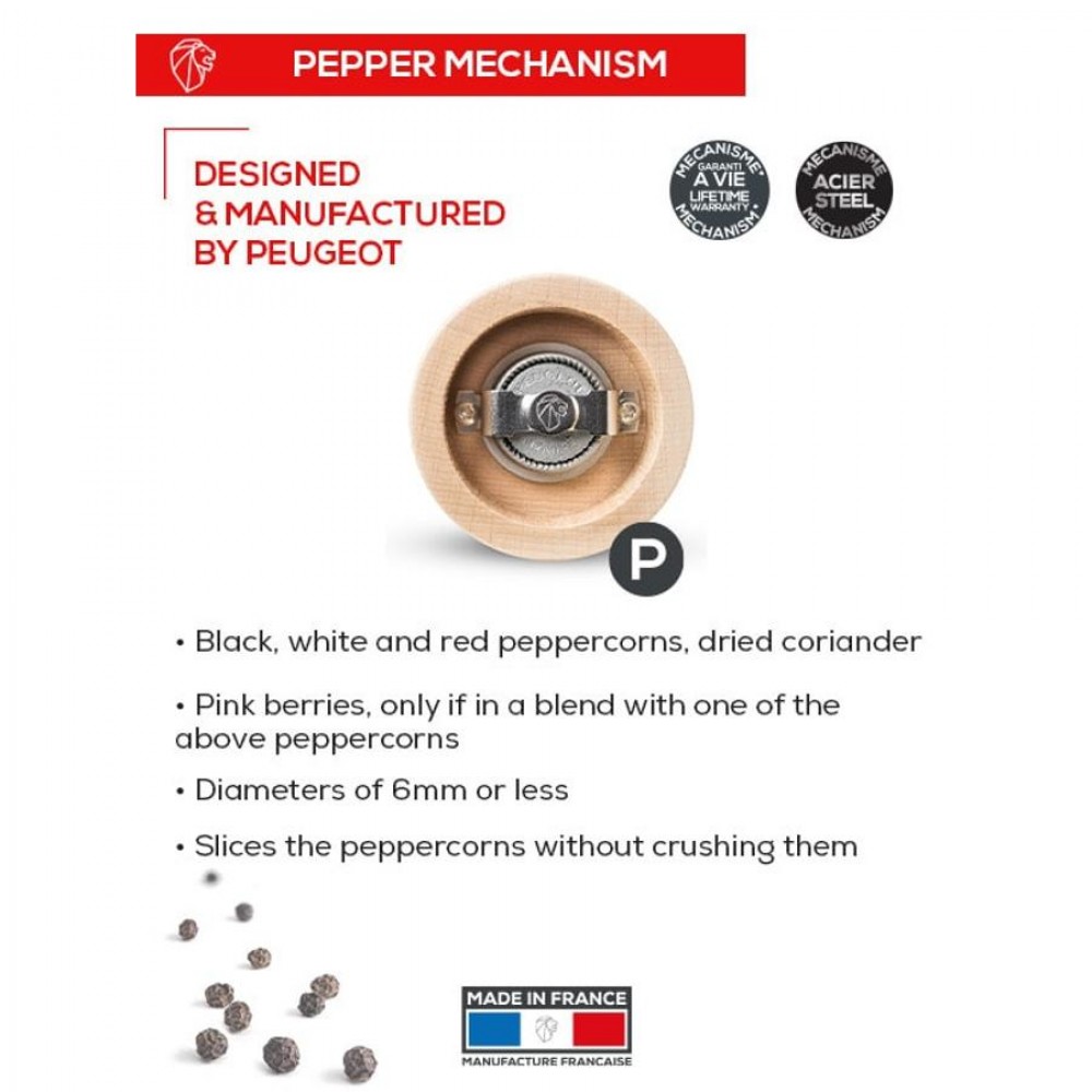 Peugeot Boreal borsőrlő 21 cm, sziklaszürke