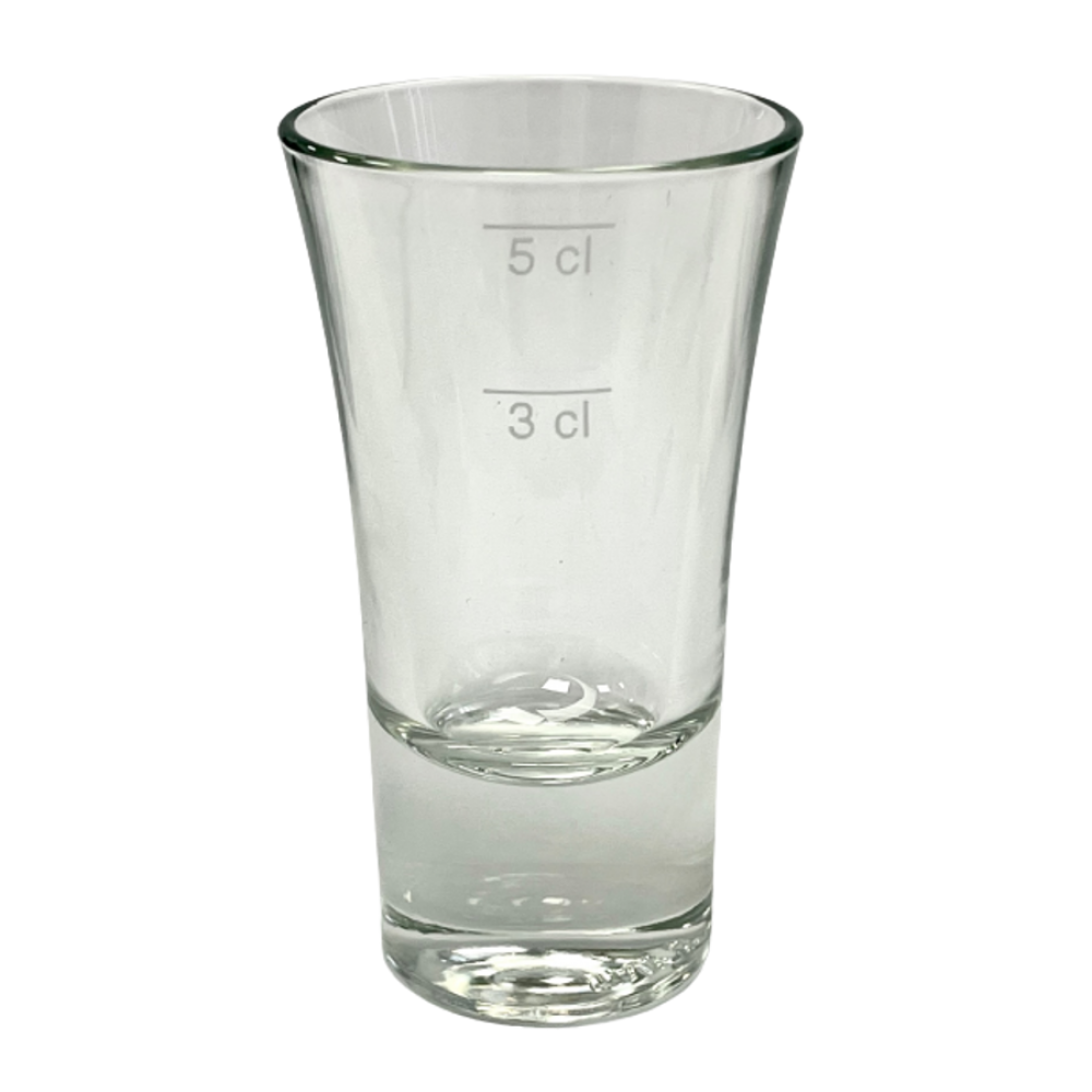 Cheerio pálinkás pohár 3 és 5 cl - mértékjellel