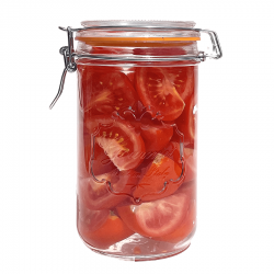 Gourmet Terrine csatos befőttesüveg, tömítéssel, 750 ml