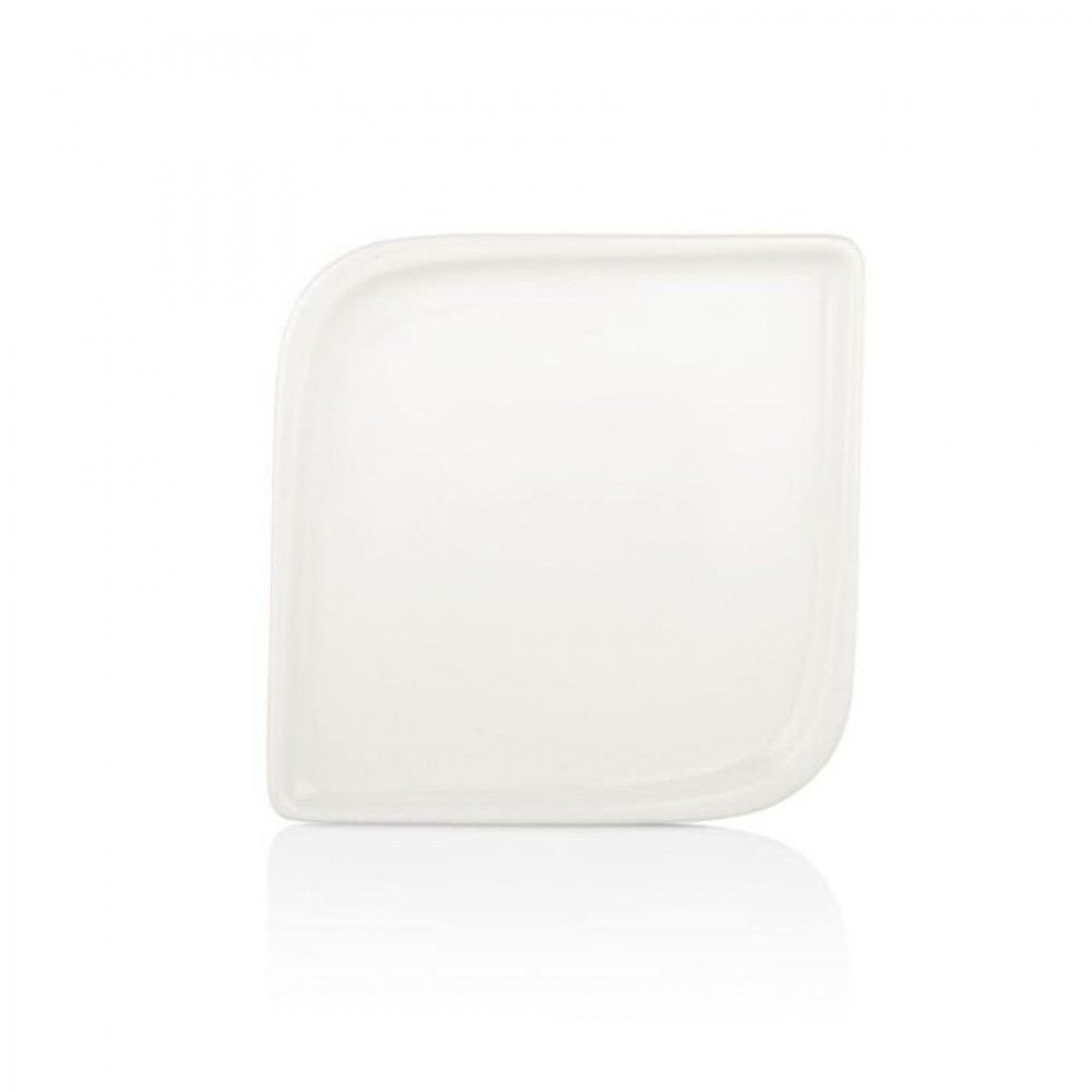 By bone fehér négyzetalakú tányér 15 x 15 cm