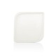 By bone fehér négyzetalakú tányér 15 x 15 cm