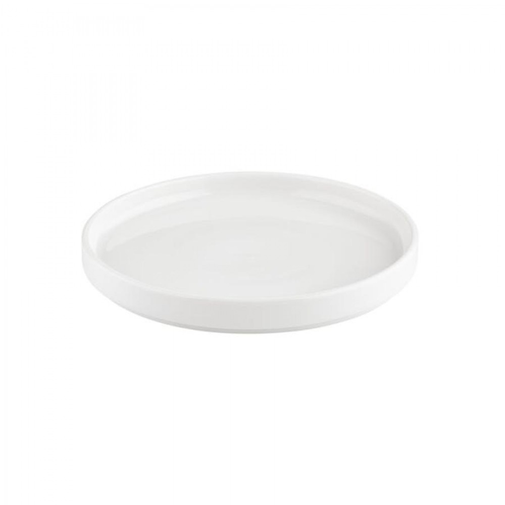 Helix fehérszínű vegan desszerttányér 19 cm