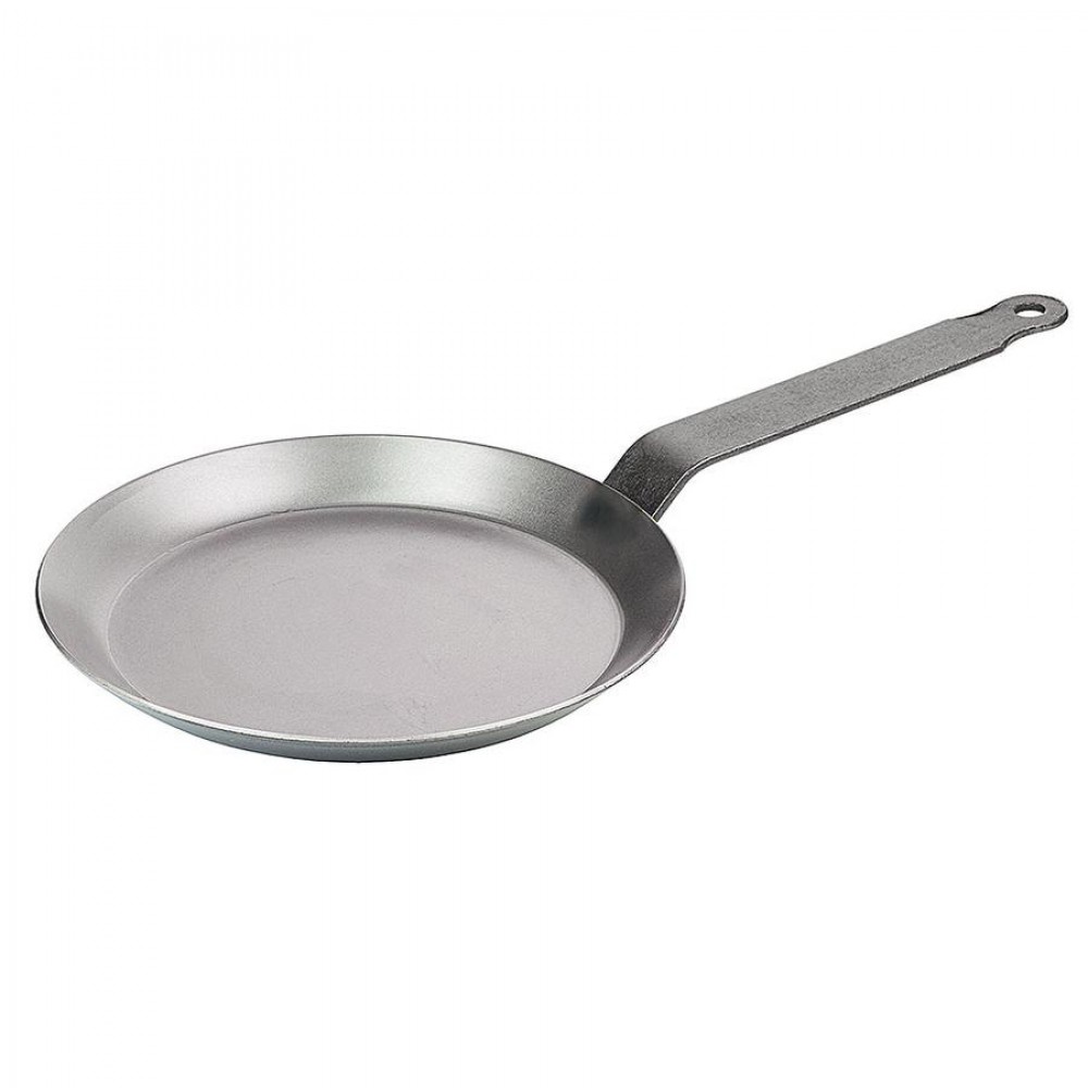 Palacsintasütő kovácsolt kék acélból 20 cm * 2 mm vastag *