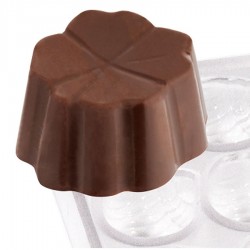Bonbon öntőforma 24 db-os, lóhere forma