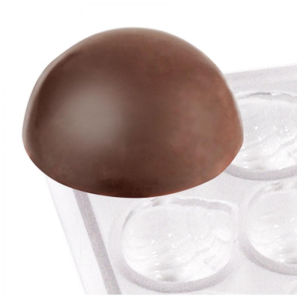 Bonbon öntőforma 32 db-os, félgömb forma
