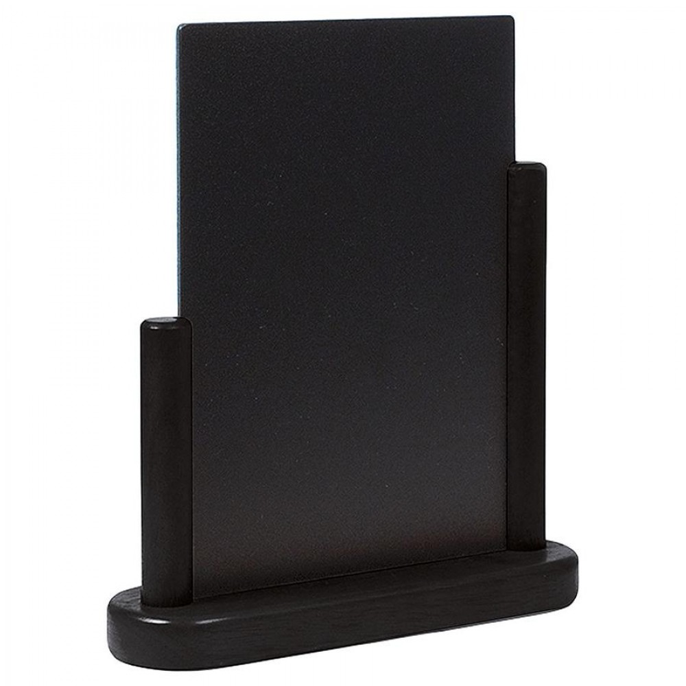 Asztali menütábla 7685-ös széria, A5-ös méretben - fekete