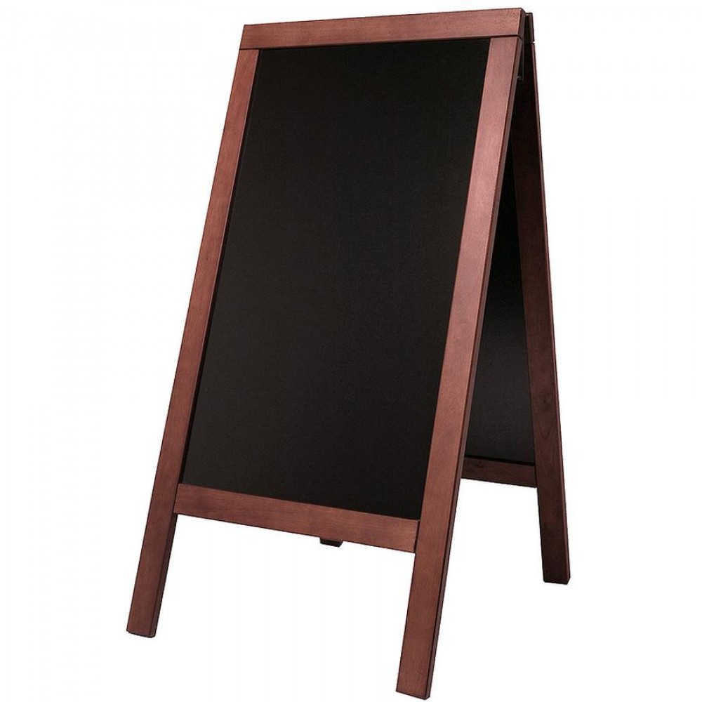 Kültéri megállítótábla 7695-ös széria, 71 x 140 cm - mahagóni