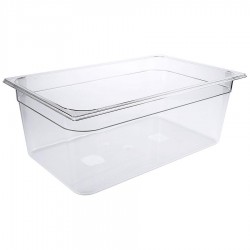 GN 1/1-es edény polikarbonátból 200 mm mély, 27,5 L