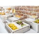 BUFFET ONE széria perforált tálalólapát 32 cm
