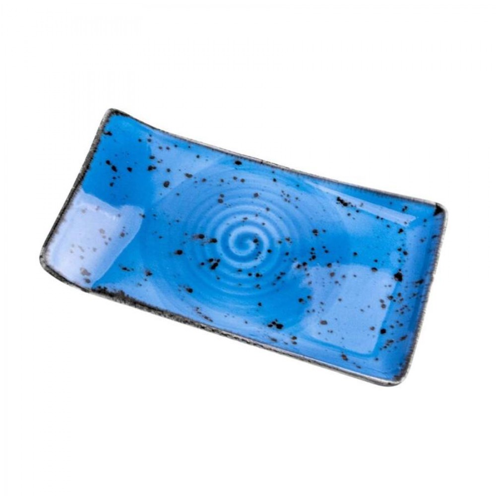 Iris szögletes vegan tányér 21,5 x 9 cm