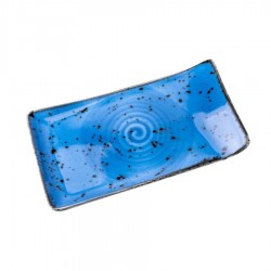 Iris szögletes vegan tányér 21,5 x 12 cm