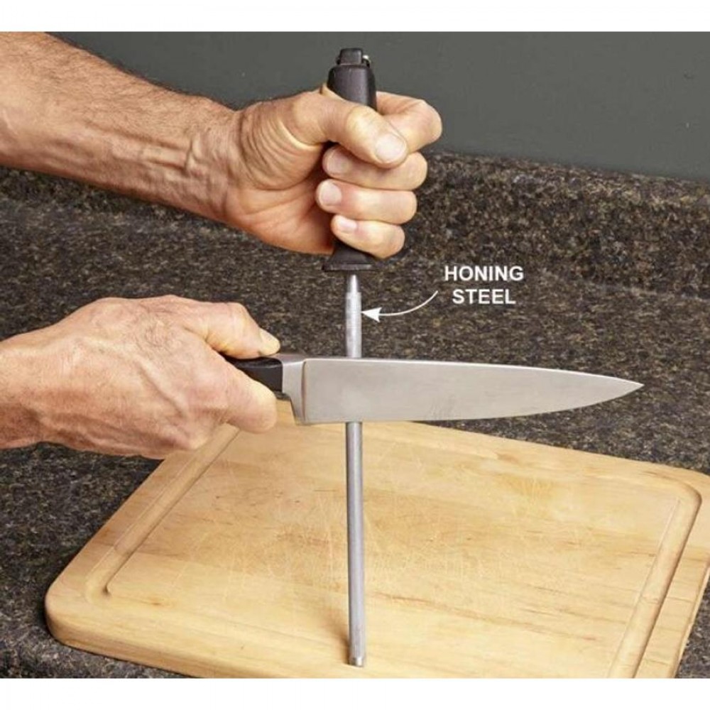 Ovális fenőacél Solingenből 30 cm