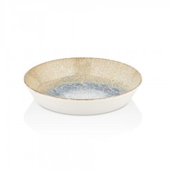 Smooth vegan tál 10 cm, sárga - kék