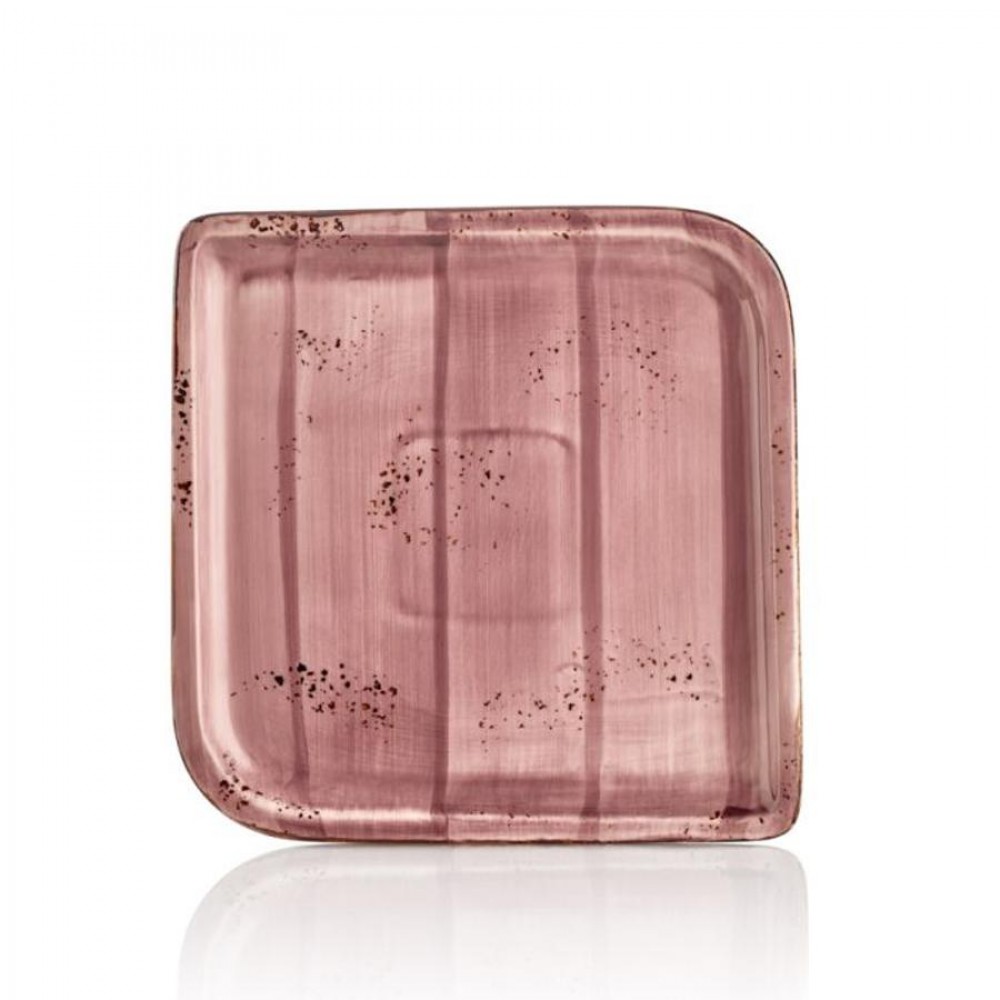 Pink Harmony négyzetalakú tányér 19 x 19 cm