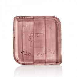 Pink Harmony négyzetalakú tányér 15 x 15 cm
