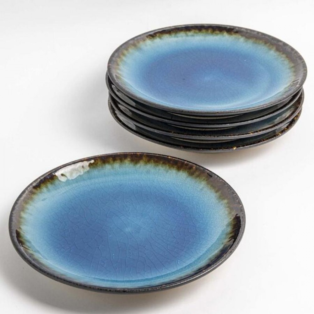 Lazur desszerttányér 21 cm