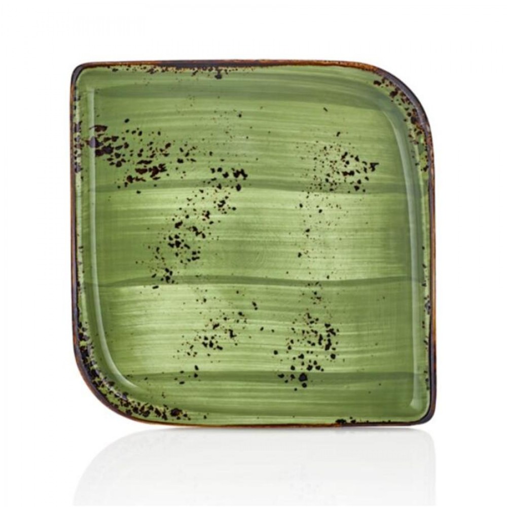 Green Harmony négyzetalakú tányér 27 x 27 cm