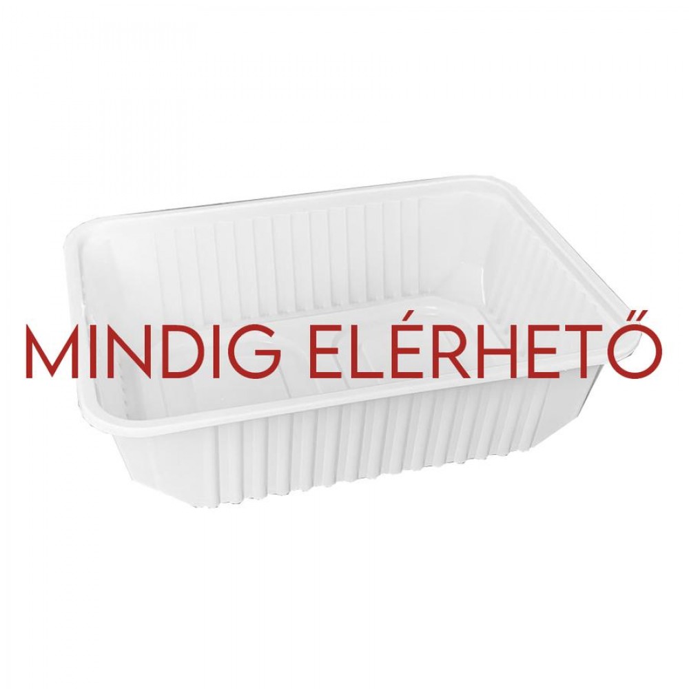 Étel szállítódoboz egyszer használatos, mikrózható PP, 750 ml (50 db)