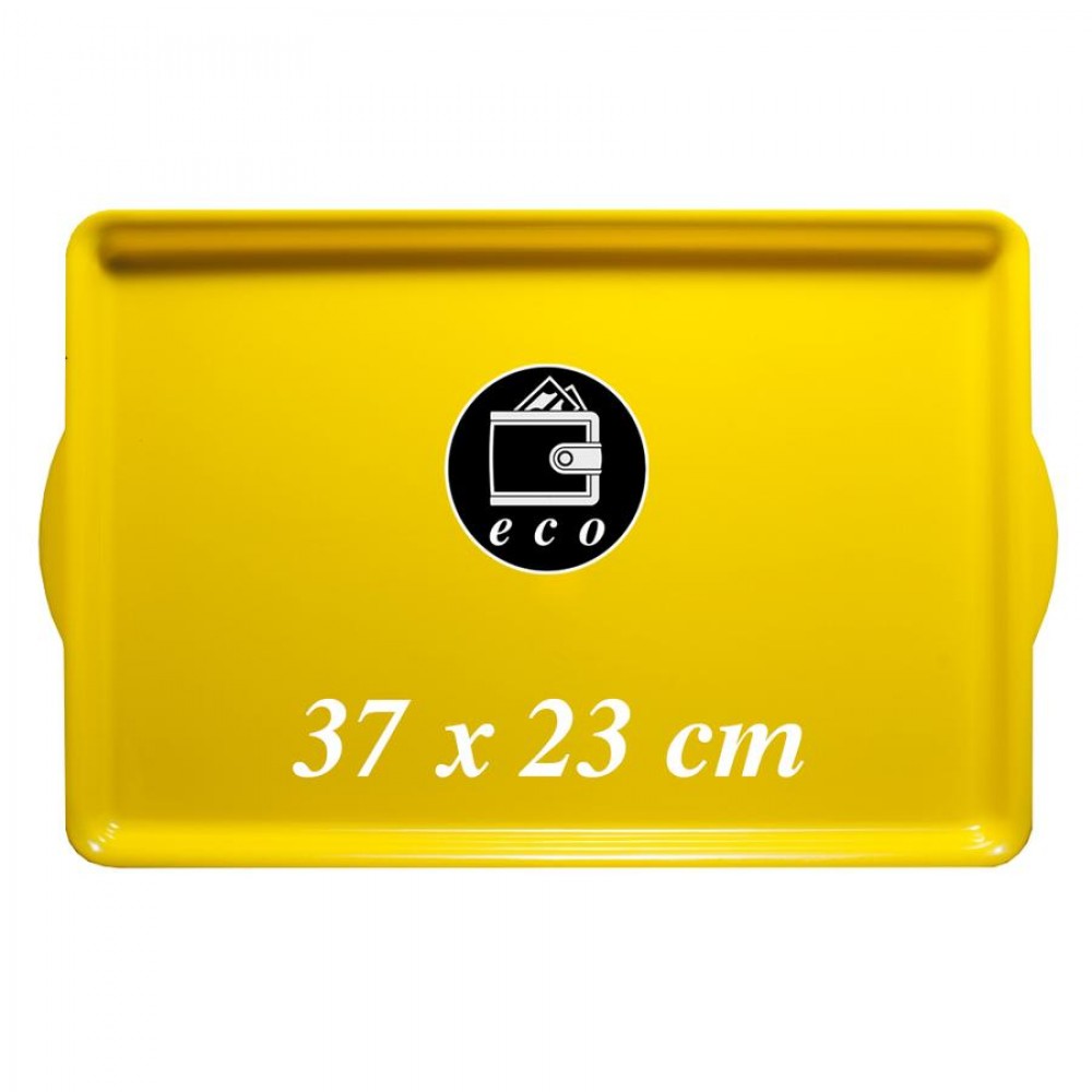 ECO önkiszolgáló tálca 37 x 23 cm * sárga