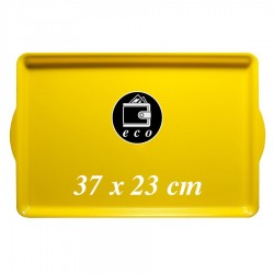 ECO önkiszolgáló tálca 37 x 23 cm * sárga