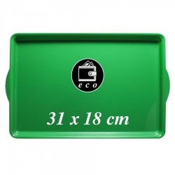 ECO önkiszolgáló tálca 31 x 18 cm * zöld