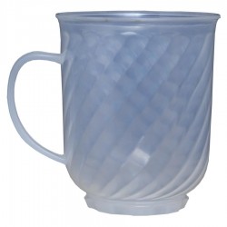 Menza műanyag bögre 300 ml, áttetsző