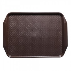 MEKI önkiszolgáló tálca 42 x 30 cm * barna
