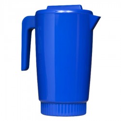 Menza kancsó, fedővel 2 L, kék