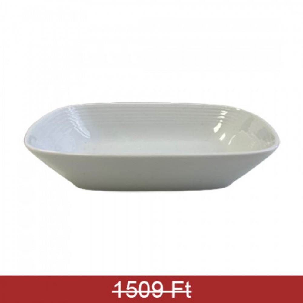 Duna Hotel Porcelán szögletes tál 14 cm