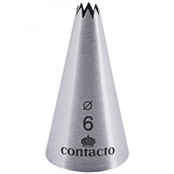 Csillag csővég 6 mm