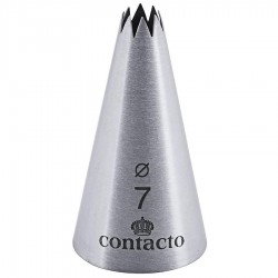 Csillag csővég 7 mm