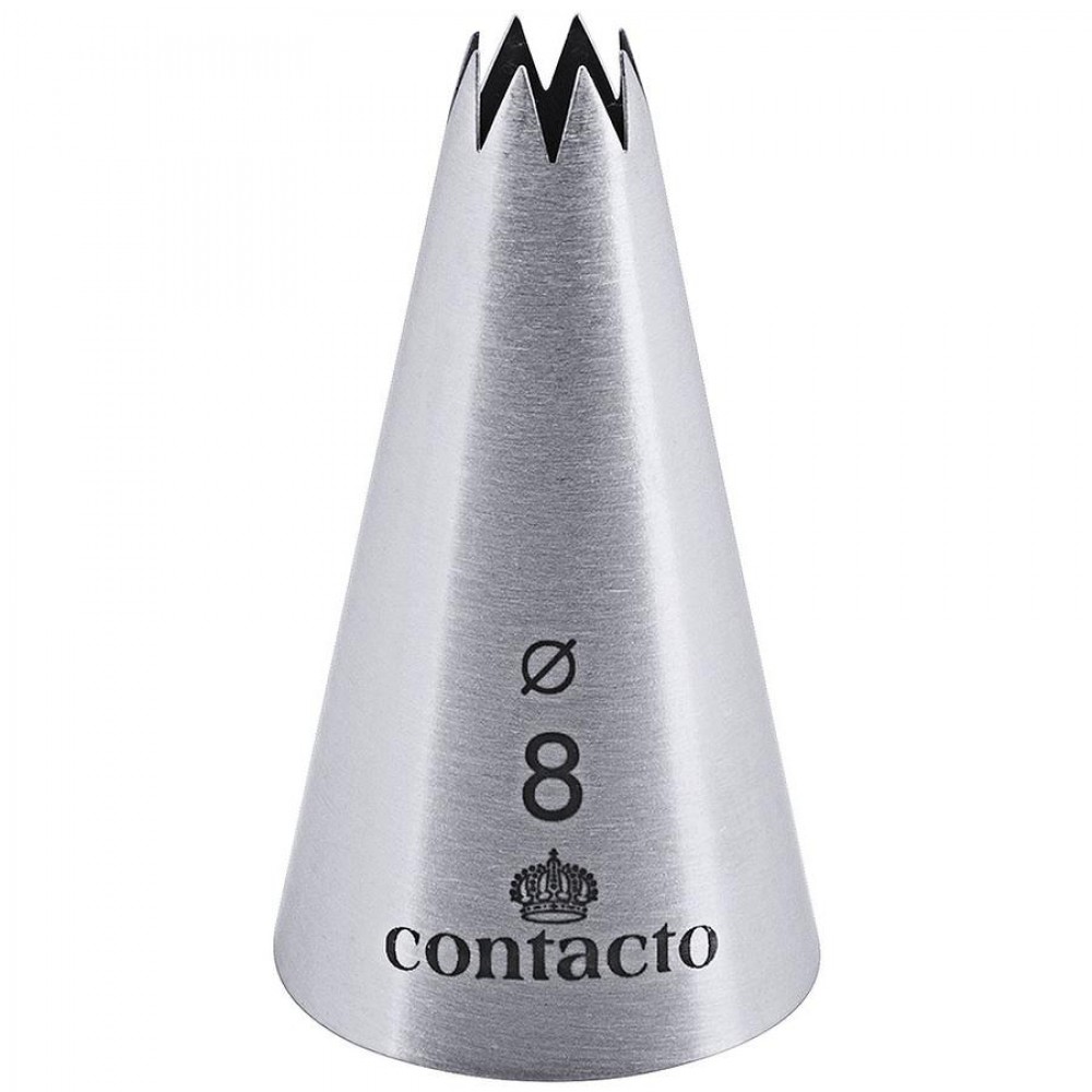 Csillag csővég 8 mm